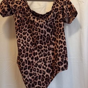 Torrid size 2 animal print body suit